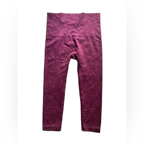 Spanx Pants Cropped Look At Me Now Seamless Leggings Garnet Rose Women’s 3XL - Picture 4 of 6